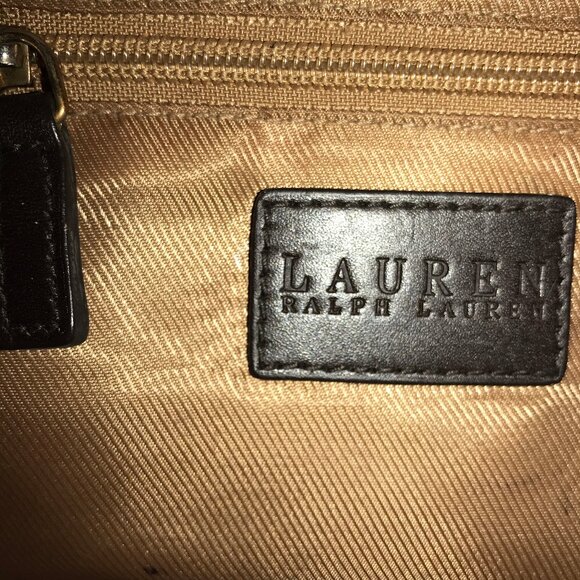 Lauren Ralph Lauren Houndstooth Barrel Bag - Picture 10 of 16